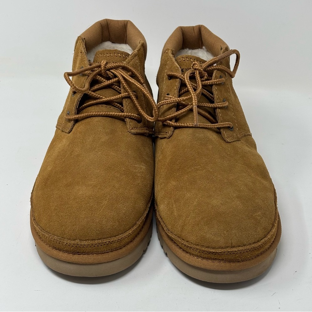 Koolaburra by UGG Advay Chestnut Lace Up Fur Boots Size 10 - Picture 8 of 12